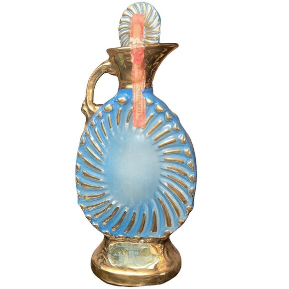 VTG James B. Bean Floral Regal China 1975 Bourbon Whiskey Decanter Empty Bottle - Picture 2 of 12